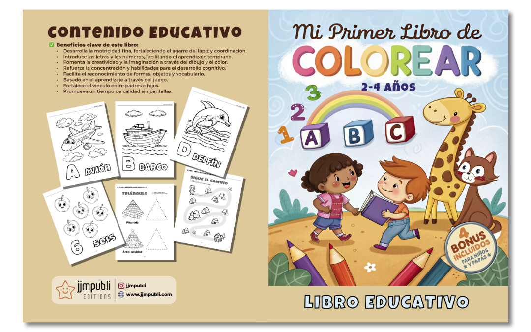 Mi primer libro de colorear para niños